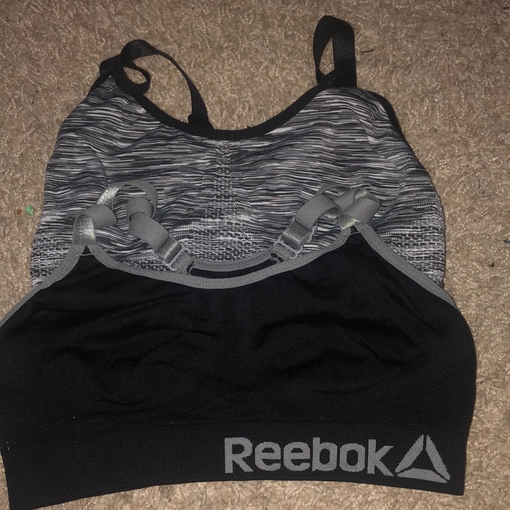two reebok sports bras